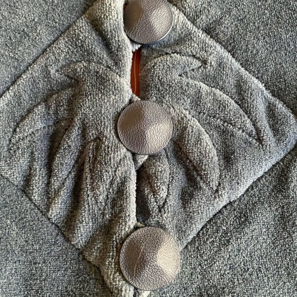 Vintage Bohemian Coat Peacoat in Mint Condition size Small/ Medium Blue/Gray - Picture 9 of 16